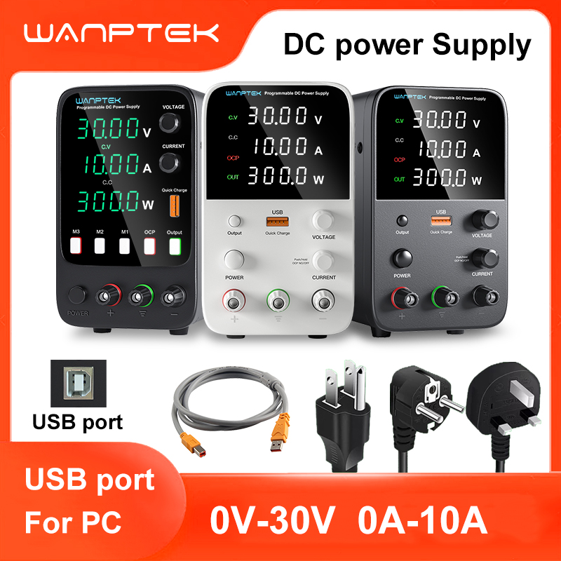 Programmable Dc Power Supply 60V 5A - Alimentatore da Laboratorio Wanptek 30V 5A