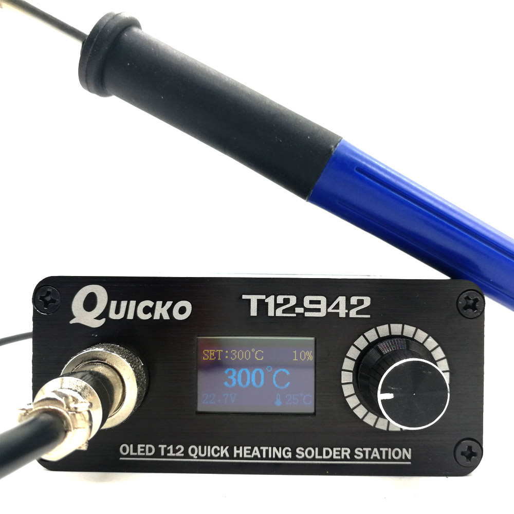 Soldering Station T12 Oled - QUICKO MINI T12 STC OLED Stazione