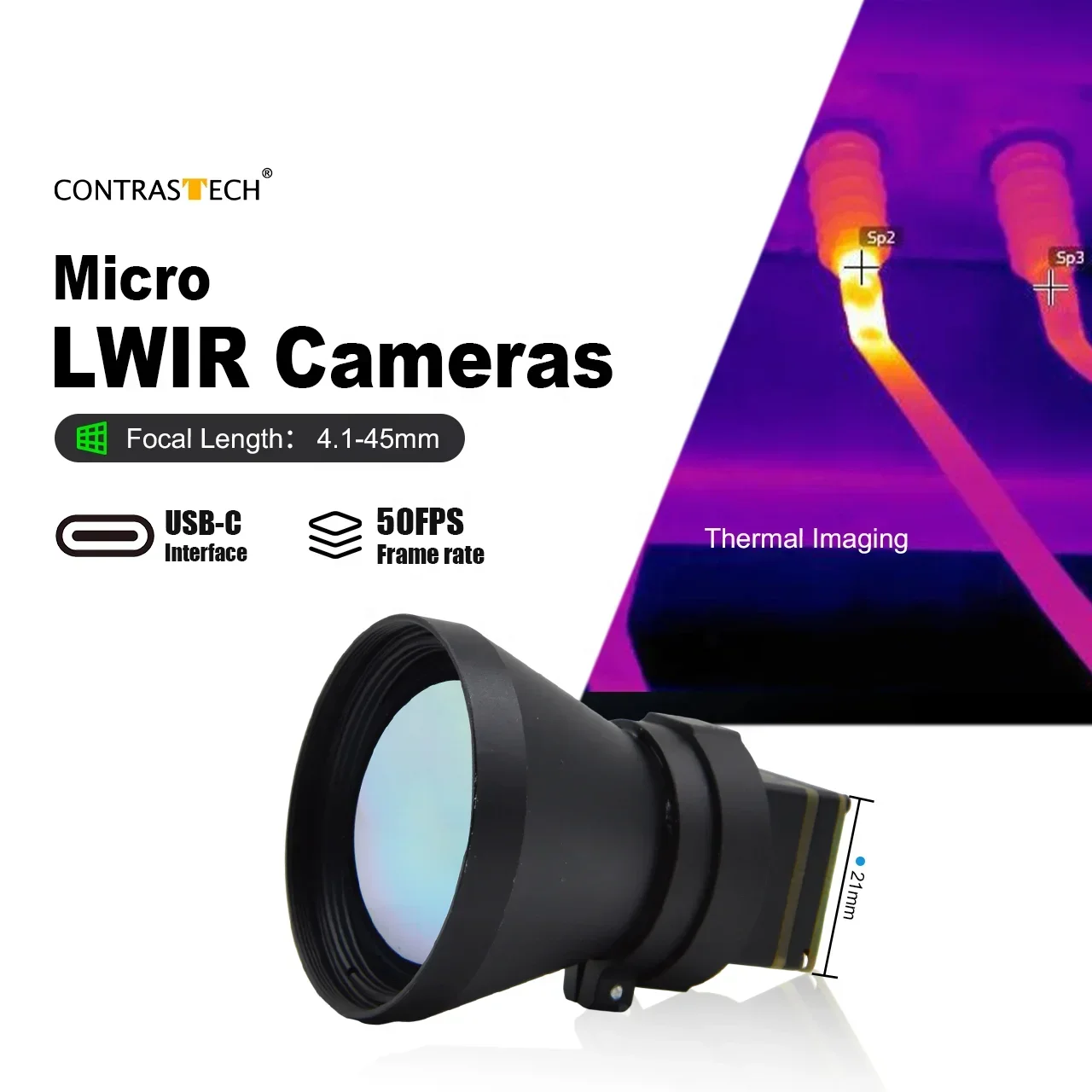Thermal Imaging Camera Module Flir - Modulo Fotocamera Termica a Infrarossi LWIR