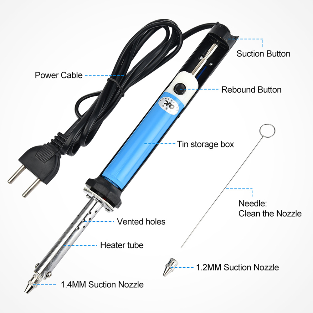 Set di Strumenti per Dissaldat - Desoldering Gun Vacuum Electric recensione e prezzo